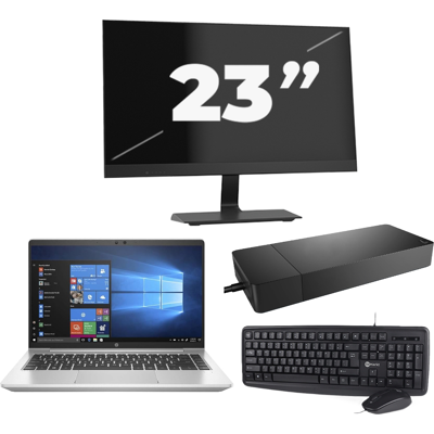 HP ProBook 440 G8 - Intel Core i3-11e Generatie - 14 inch - 8GB RAM - 256GB SSD - Windows 11 Home + 1x 23 inch Monitor HP ProBook 440 G8 - Intel Core i3-11e Generatie - 14 inch - 8GB RAM - 256GB SSD - Windows 11 Home + 1x 23 inch Monitor