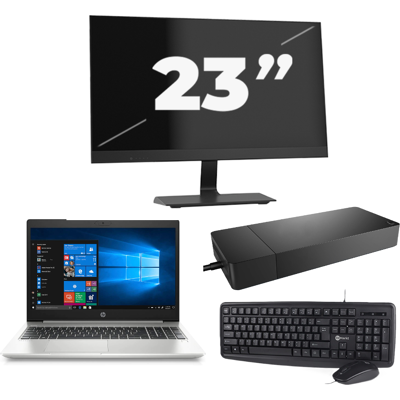 HP ProBook 450 G7 - Intel Core i5-10e Generatie - 15 inch - 8GB RAM - 256GB SSD - Windows 11 + 1x 23 inch Monitor HP ProBook 450 G7 - Intel Core i5-10e Generatie - 15 inch - 8GB RAM - 256GB SSD - Windows 11 + 1x 23 inch Monitor
