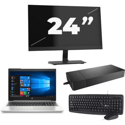 HP ProBook 450 G7 - Intel Core i5-10e Generatie - 15 inch - 8GB RAM - 256GB SSD - Windows 11 + 1x 24 inch Monitor HP ProBook 450 G7 - Intel Core i5-10e Generatie - 15 inch - 8GB RAM - 256GB SSD - Windows 11 + 1x 24 inch Monitor