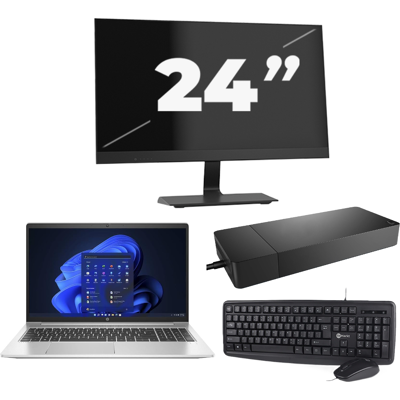 HP Probook 450 G8 - Intel Core i5-11e Generatie - 15 inch - 8GB RAM - 256GB SSD - Windows 11 + 1x 24 inch Monitor HP Probook 450 G8 - Intel Core i5-11e Generatie - 15 inch - 8GB RAM - 256GB SSD - Windows 11 + 1x 24 inch Monitor