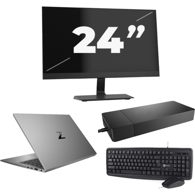 HP ZBook Firefly 14 G7 - Intel Core i7-10e Generatie - 14 inch - 16GB RAM - 256GB SSD - Windows 11 Home + 1x 24 inch Monitor HP ZBook Firefly 14 G7 - Intel Core i7-10e Generatie - 14 inch - 16GB RAM - 256GB SSD - Windows 11 Home + 1x 24 inch Monitor