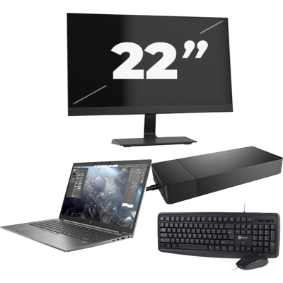 HP ZBook Firefly 14 G8 - Intel Core i7-11e Generatie - 14 inch - 16GB RAM - 256GB SSD - Windows 11 Home + 1x 22 inch Monitor HP ZBook Firefly 14 G8 - Intel Core i7-11e Generatie - 14 inch - 16GB RAM - 256GB SSD - Windows 11 Home + 1x 22 inch Monitor