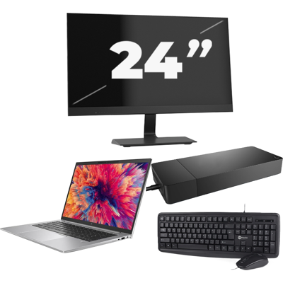 HP ZBook Firefly 14 G9 - Intel Core i7-12e Generatie - 14 inch - 8GB RAM - 256GB SSD - Windows 11 + 1x 24 inch Monitor HP ZBook Firefly 14 G9 - Intel Core i7-12e Generatie - 14 inch - 8GB RAM - 256GB SSD - Windows 11 + 1x 24 inch Monitor