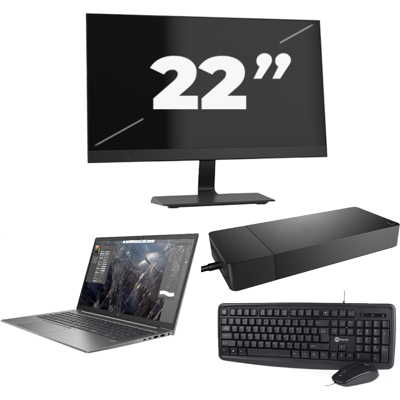 HP ZBook Firefly 15 G7 - Intel Core i7-10e Generatie - 15 inch - 8GB RAM - 256GB SSD - Windows 11 + 1x 22 inch Monitor HP ZBook Firefly 15 G7 - Intel Core i7-10e Generatie - 15 inch - 8GB RAM - 256GB SSD - Windows 11 + 1x 22 inch Monitor