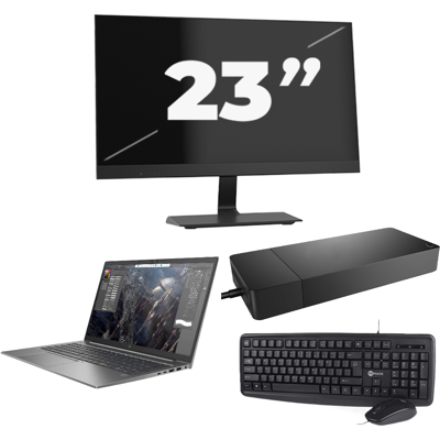 HP ZBook Firefly 15 G7 - Intel Core i7-10e Generatie - 15 inch - 8GB RAM - 256GB SSD - Windows 11 + 1x 23 inch Monitor HP ZBook Firefly 15 G7 - Intel Core i7-10e Generatie - 15 inch - 8GB RAM - 256GB SSD - Windows 11 + 1x 23 inch Monitor