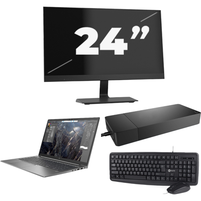 HP ZBook Firefly 15 G7 - Intel Core i7-10e Generatie - 15 inch - 8GB RAM - 256GB SSD - Windows 11 + 1x 24 inch Monitor HP ZBook Firefly 15 G7 - Intel Core i7-10e Generatie - 15 inch - 8GB RAM - 256GB SSD - Windows 11 + 1x 24 inch Monitor
