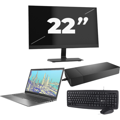 HP ZBook Firefly 15 G8 - Intel Core i7-11e Generatie - 15 inch - 8GB RAM - 256GB SSD - Windows 11 Home + 1x 22 inch Monitor HP ZBook Firefly 15 G8 - Intel Core i7-11e Generatie - 15 inch - 8GB RAM - 256GB SSD - Windows 11 Home + 1x 22 inch Monitor