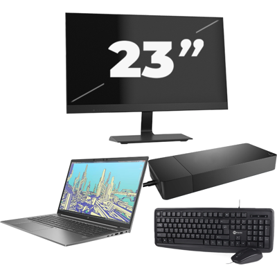 HP ZBook Firefly 15 G8 - Intel Core i7-11e Generatie - 15 inch - 8GB RAM - 256GB SSD - Windows 11 Home + 1x 23 inch Monitor HP ZBook Firefly 15 G8 - Intel Core i7-11e Generatie - 15 inch - 8GB RAM - 256GB SSD - Windows 11 Home + 1x 23 inch Monitor