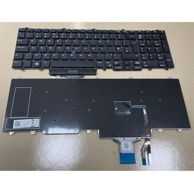 TopMedia Notebook keyboard for Dell Latitude E5550 E5570 Precision 3510 with pointstick big 'Enter' TopMedia Notebook keyboard for Dell Latitude E5550 E5570 Precision 3510 with pointstick big 'Enter'
