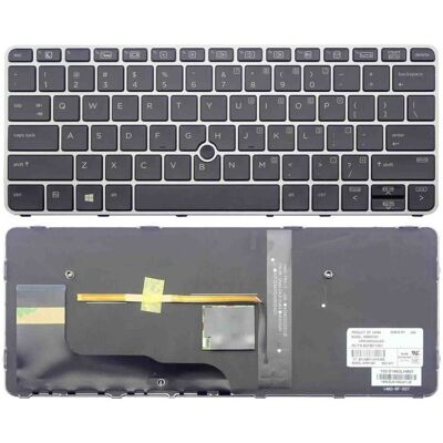 TopMedia Notebook keyboard for HP EliteBook 725 G3 820 G3 with pointstick with frame silver TopMedia Notebook keyboard for HP EliteBook 725 G3 820 G3 with pointstick with frame silver