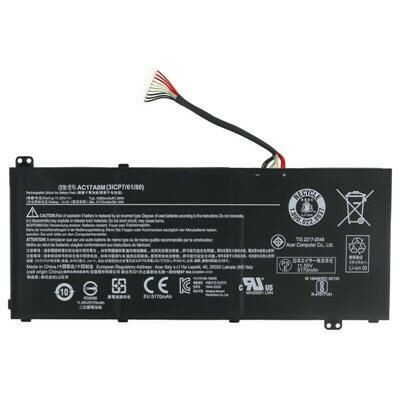 TopMedia Notebook battery for Acer Spin 3 SP314-52 Series AC17A8M 11.55V 61.9Wh TopMedia Notebook battery for Acer Spin 3 SP314-52 Series AC17A8M 11.55V 61.9Wh