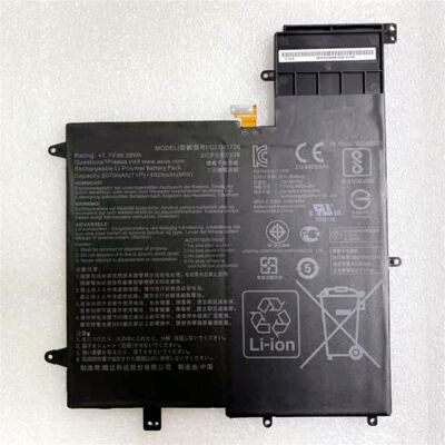 TopMedia Notebook Battery for Asus ZenBook Flip S UX370UA UX370F C21N1706 7.7V 39Wh TopMedia Notebook Battery for Asus ZenBook Flip S UX370UA UX370F C21N1706 7.7V 39Wh