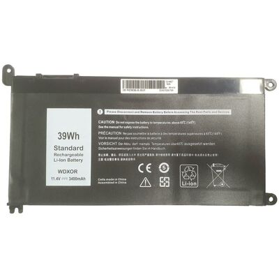 TopMedia Notebook battery for Dell Inspiron 15 5568/13 7368 WDX0R 11.4V 3400mAh TopMedia Notebook battery for Dell Inspiron 15 5568/13 7368 WDX0R 11.4V 3400mAh