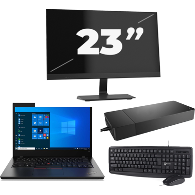 Lenovo ThinkPad L14 Gen 2 - Intel Core i5-11e Generatie - 14 inch - 8GB RAM - 256GB SSD - Windows 11 Home + 1x 23 inch Monitor Lenovo ThinkPad L14 Gen 2 - Intel Core i5-11e Generatie - 14 inch - 8GB RAM - 256GB SSD - Windows 11 Home + 1x 23 inch Monitor