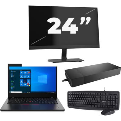 Lenovo ThinkPad L14 Gen 2 - Intel Core i5-11e Generatie - 14 inch - 8GB RAM - 256GB SSD - Windows 11 Home + 1x 24 inch Monitor Lenovo ThinkPad L14 Gen 2 - Intel Core i5-11e Generatie - 14 inch - 8GB RAM - 256GB SSD - Windows 11 Home + 1x 24 inch Monitor