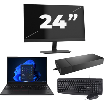 Lenovo ThinkPad T495 - AMD Ryzen 5 PRO 3500U - 14 inch - 16GB RAM - 256GB SSD - Windows 11 Home + 1x 24 inch Monitor Lenovo ThinkPad T495 - AMD Ryzen 5 PRO 3500U - 14 inch - 16GB RAM - 256GB SSD - Windows 11 Home + 1x 24 inch Monitor