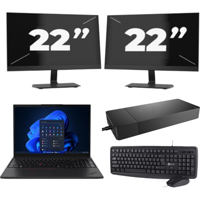 Lenovo ThinkPad T495 - AMD Ryzen 5 PRO 3500U - 14 inch - 16GB RAM - 256GB SSD - Windows 11 Home + 2x 22 inch Monitor Lenovo ThinkPad T495 - AMD Ryzen 5 PRO 3500U - 14 inch - 16GB RAM - 256GB SSD - Windows 11 Home + 2x 22 inch Monitor