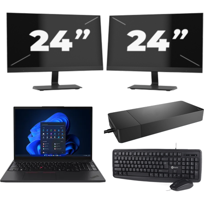 Lenovo ThinkPad T495 - AMD Ryzen 5 PRO 3500U - 14 inch - 16GB RAM - 256GB SSD - Windows 11 Home + 2x 24 inch Monitor Lenovo ThinkPad T495 - AMD Ryzen 5 PRO 3500U - 14 inch - 16GB RAM - 256GB SSD - Windows 11 Home + 2x 24 inch Monitor
