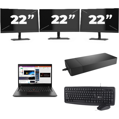 Lenovo ThinkPad X395 - AMD Ryzen 7 PRO 3700U - 13 inch - 16GB RAM - 256GB SSD - Windows 11 Home + 3x 22 inch Monitor Lenovo ThinkPad X395 - AMD Ryzen 7 PRO 3700U - 13 inch - 16GB RAM - 256GB SSD - Windows 11 Home + 3x 22 inch Monitor
