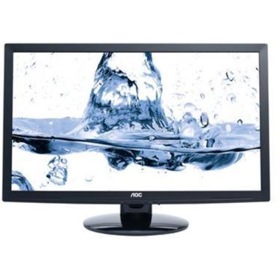 AOC e2495sd - 24 inch - 1920x1080 - DVI - VGA - Zwart AOC e2495sd - 24 inch - 1920x1080 - DVI - VGA - Zwart