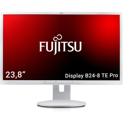 Fujitsu B24-8 TE Pro - 24 inch - 1920x1080 - DP - DVI - VGA - Grijs Fujitsu B24-8 TE Pro - 24 inch - 1920x1080 - DP - DVI - VGA - Grijs