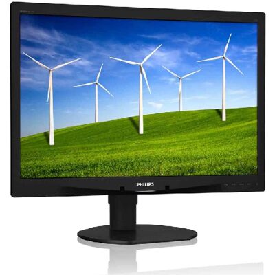 Philips Brilliance 240B4LPYCS - 24 inch - 1920x1200 - DP - DVI - VGA - Zilver Philips Brilliance 240B4LPYCS - 24 inch - 1920x1200 - DP - DVI - VGA - Zilver