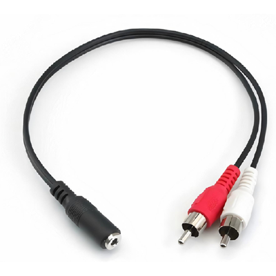 TopMedia Jack 3.5mm Stereo Female to Dual RCA Stereo Audio Adapter Cable,0.2m TopMedia Jack 3.5mm Stereo Female to Dual RCA Stereo Audio Adapter Cable,0.2m