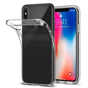 ABRAND iPhone X/XS Transparant siliconenhoesje / Siliconen Gel TPU