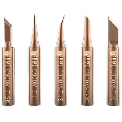 TopMedia 5pcs Pure Copper Soldering Tips 900M-T TopMedia 5pcs Pure Copper Soldering Tips 900M-T