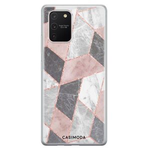 Casimoda Samsung Galaxy S10 Lite siliconen telefoonhoesje - Stone grid