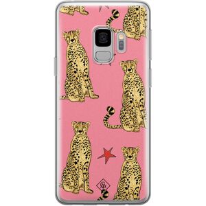 Casimoda Samsung Galaxy S9 siliconen hoesje - The pink leopard