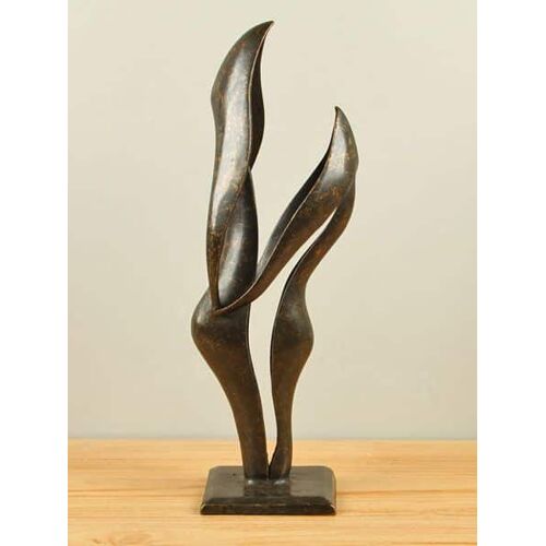 HO-Jeuken Bronzen beeld Abstract Duo, 45 cm