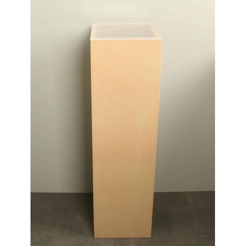 HO-Jeuken Sokkel met LED, onbehandeld MDF 80x20x20 cm.