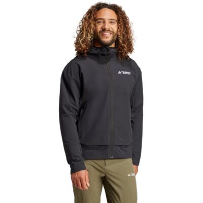 Adidas Terrex Multi Softshell Jas Heren L Zwart Large unisex Adidas Terrex Multi Softshell Jas Heren L Zwart Large unisex
