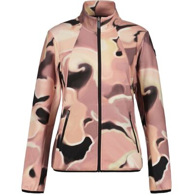 Luhta Auttoinen Fleecevest dames 2XL/44 Rood dessin 2X-Large unisex Luhta Auttoinen Fleecevest dames 2XL/44 Rood dessin 2X-Large unisex