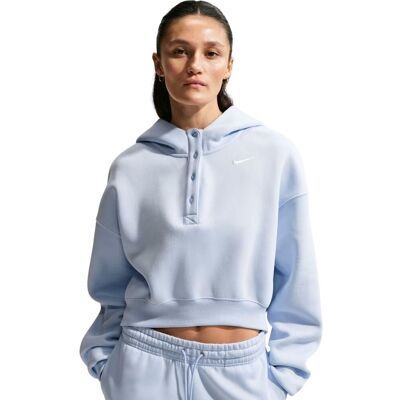 Nike Sportswear Phoenix Fleece Sportsweater Dames L/40 Blauw Large unisex Nike Sportswear Phoenix Fleece Sportsweater Dames L/40 Blauw Large unisex