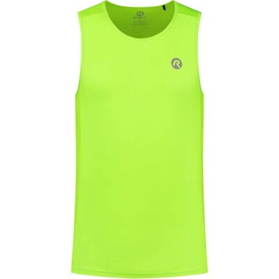 Rogelli Gele Core Mouwloze Hardloopt-shirt - Sportkleding Rogelli Gele Core Mouwloze Hardloopt-shirt - Sportkleding