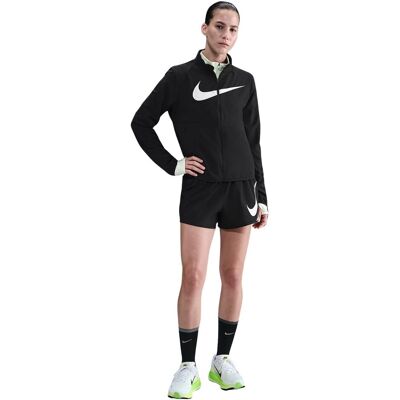 Nike One Swoosh Hardloop short Dames Wijd M/38 Zwart Medium unisex Nike One Swoosh Hardloop short Dames Wijd M/38 Zwart Medium unisex
