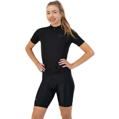 Rogelli Core Zwart Kort Mouw Fiets-T-shirt - Dames Rogelli Core Zwart Kort Mouw Fiets-T-shirt - Dames
