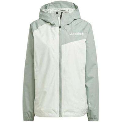 Adidas Terrex Multi 2L RAIN Wandeljas Dames L/40 Groen Large unisex Adidas Terrex Multi 2L RAIN Wandeljas Dames L/40 Groen Large unisex