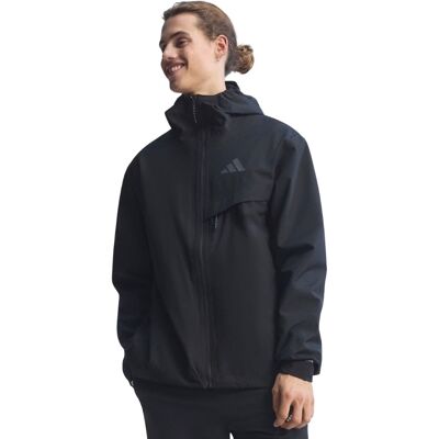 Adidas Terrex 2L Rain Wandeljas Heren M Zwart Medium unisex Adidas Terrex 2L Rain Wandeljas Heren M Zwart Medium unisex