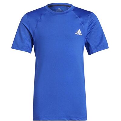 adidas XFG AR TEE - Slanke pasvorm, vochtabsorberend, blauw - T-shirt adidas XFG AR TEE - Slanke pasvorm, vochtabsorberend, blauw - T-shirt