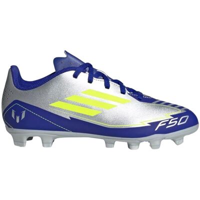 Adidas F50 Club FG/MG J Messi Voetbalschoenen JR 36.5 Zilver 36.5 unisex Adidas F50 Club FG/MG J Messi Voetbalschoenen JR 36.5 Zilver 36.5 unisex