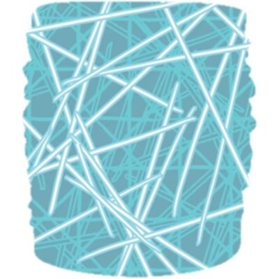 Kou Wild Print Sjaal Dames 1 Blauw dessin 1 unisex Kou Wild Print Sjaal Dames 1 Blauw dessin 1 unisex