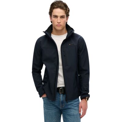 Superdry Hooded Storm Knit Hybrid Casual winterjas heren 2XL Donkerblauw 2X-Large unisex Superdry Hooded Storm Knit Hybrid Casual winterjas heren 2XL Donkerblauw 2X-Large unisex