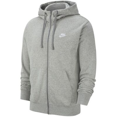 Nike Club Hoodie Sportsweater heren S Midden grijs Small unisex Nike Club Hoodie Sportsweater heren S Midden grijs Small unisex