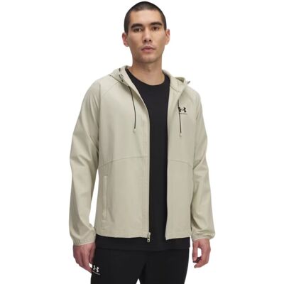 Under Armour Stretch Woven Sportvest heren S Beige Small unisex Under Armour Stretch Woven Sportvest heren S Beige Small unisex