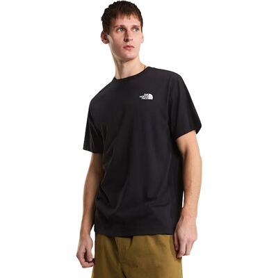 The North Face Vertical Regular Casual T-shirt heren S Zwart Small unisex The North Face Vertical Regular Casual T-shirt heren S Zwart Small unisex