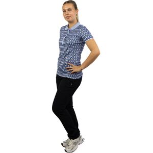 Luhta Eriksberg Polo Dames M/38 Blauw dessin Medium unisex Luhta Eriksberg Polo Dames M/38 Blauw dessin Medium unisex