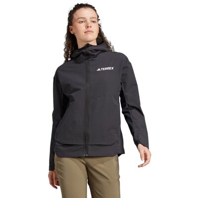 Adidas Terrex Multi Softshelljas dames M/38 Zwart Medium unisex Adidas Terrex Multi Softshelljas dames M/38 Zwart Medium unisex